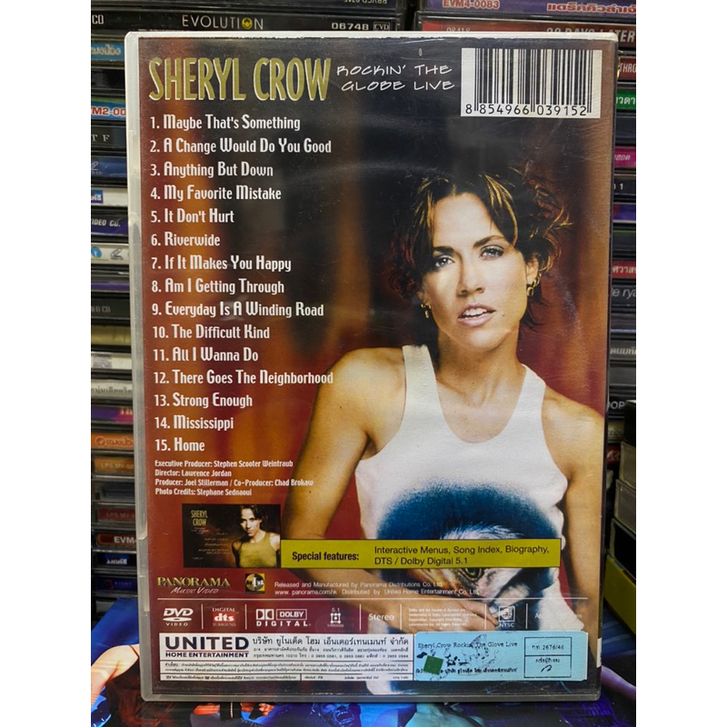 dvd-คอนเสิร์ต-sheryl-crow-rockin-the-globe-live