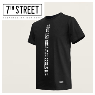 7th Street เสื้อยืด สีดำ รุ่น CNY002