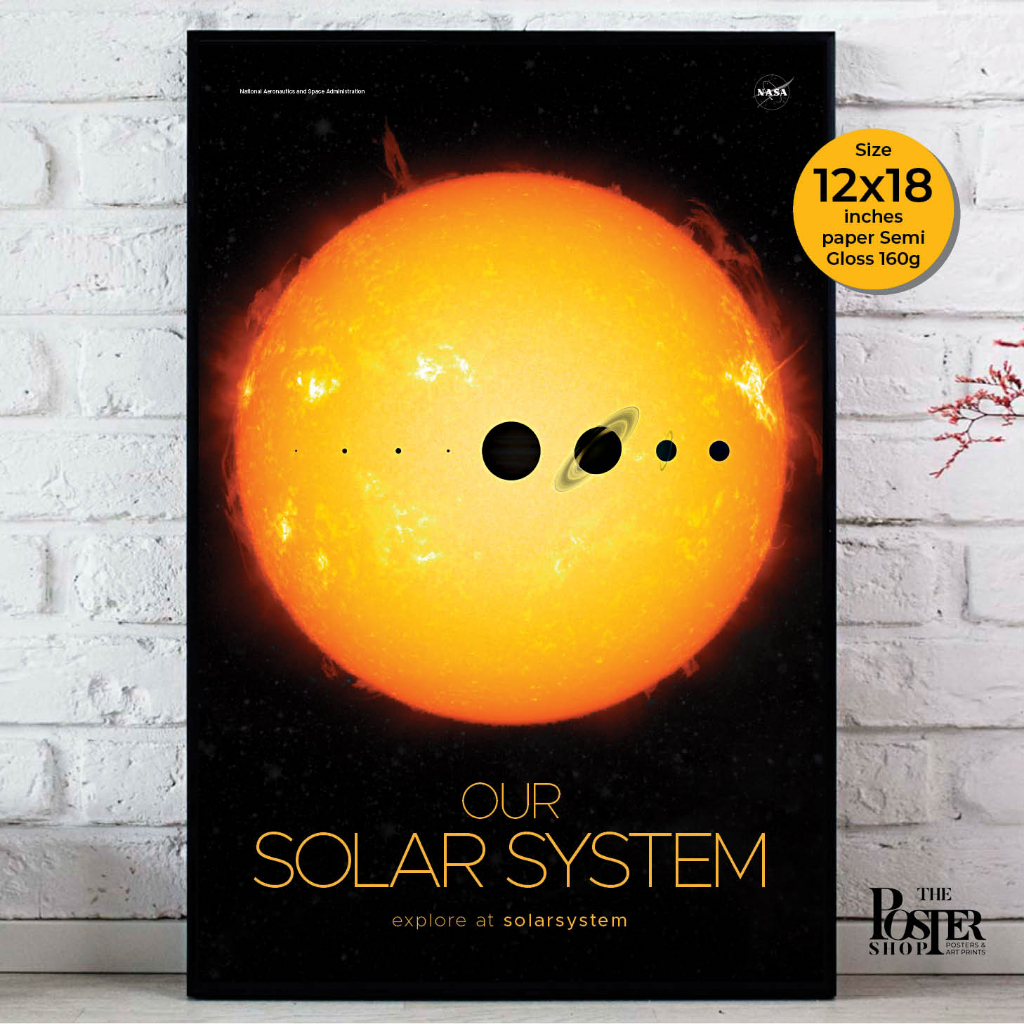 ระบบสุริยะ - Solar System Poster - NASA ภาพจากนาซ่า our solar system ...