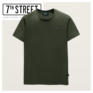 7th Street เสื้อยืด โลโก้ยาง รุ่น RLG007 โลโก้ยาง