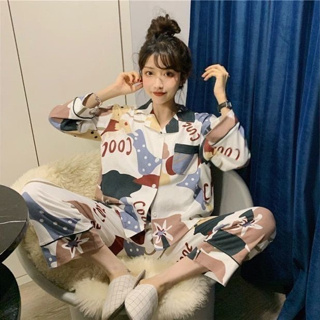 ใหม่ชุดนอนสตรีการ์ตูนญี่ปุ่นสีองค์ประกอบสาวหวานชุดเสื้อผ้าบ้านนักเรียน