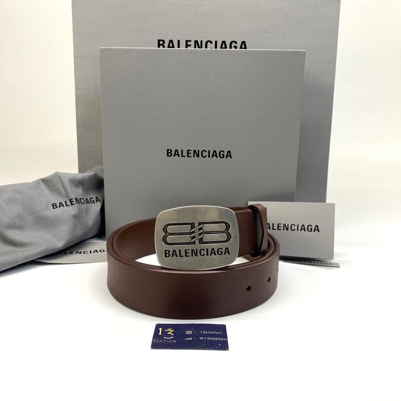 ใหม่-เข็มขัด-balenciaga-belt-แท้พร้อมส่ง-รูดบัตรเครดิต-0-ไม่ชาร์จ