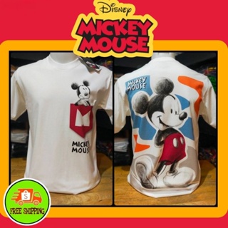 เสื้อDisney ลาย Mickey mouse สีขาว (MKX-037)