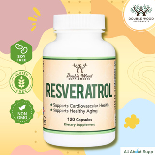 Resveratrol by DoubleWood 💕บำรุงหัวใจ ชะลอวัย ยืดอายุเซลล์💕