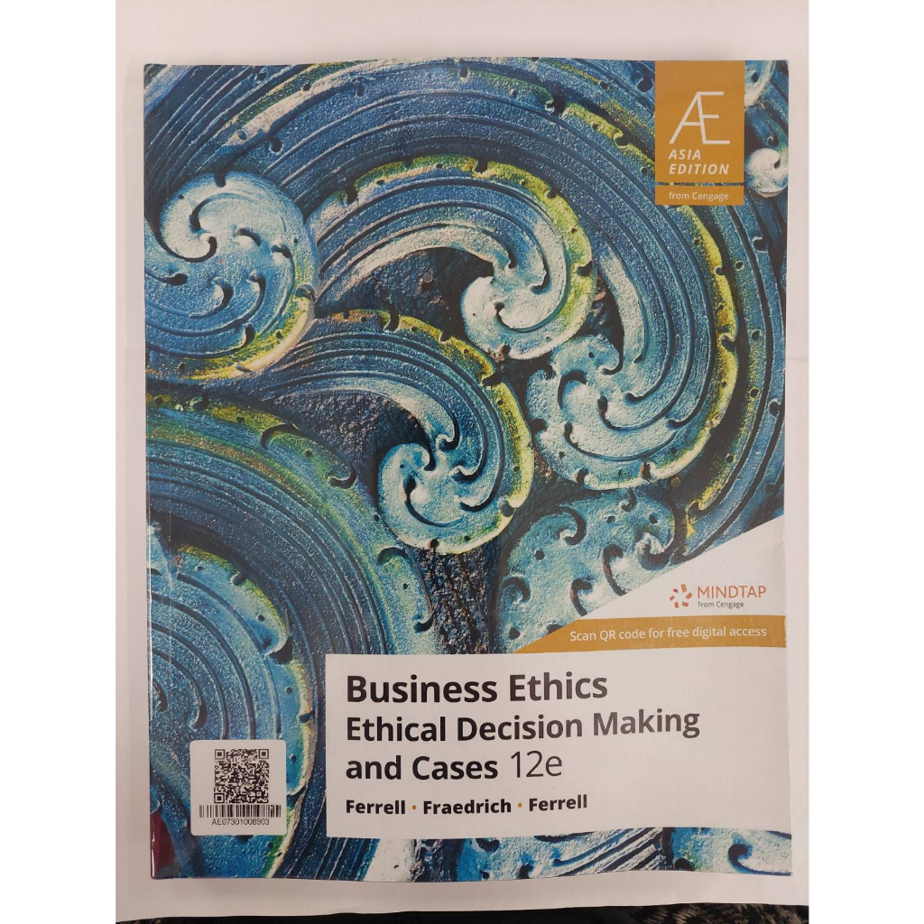 chulabook-ศูนย์หนังสือจุฬาฯ-c222หนังสือ9789814846394-business-ethics-ethical-decision-making-and-cases-asia-edition