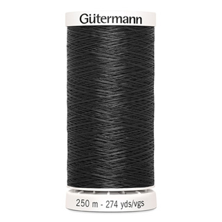 ด้ายล่องหนทนความร้อน สีดำ ของกูเตอร์แมน Gütermann Invisible Thread Smoke Nylon ยาว 250 เมตร/ 274 หลา (GUT736619-755)