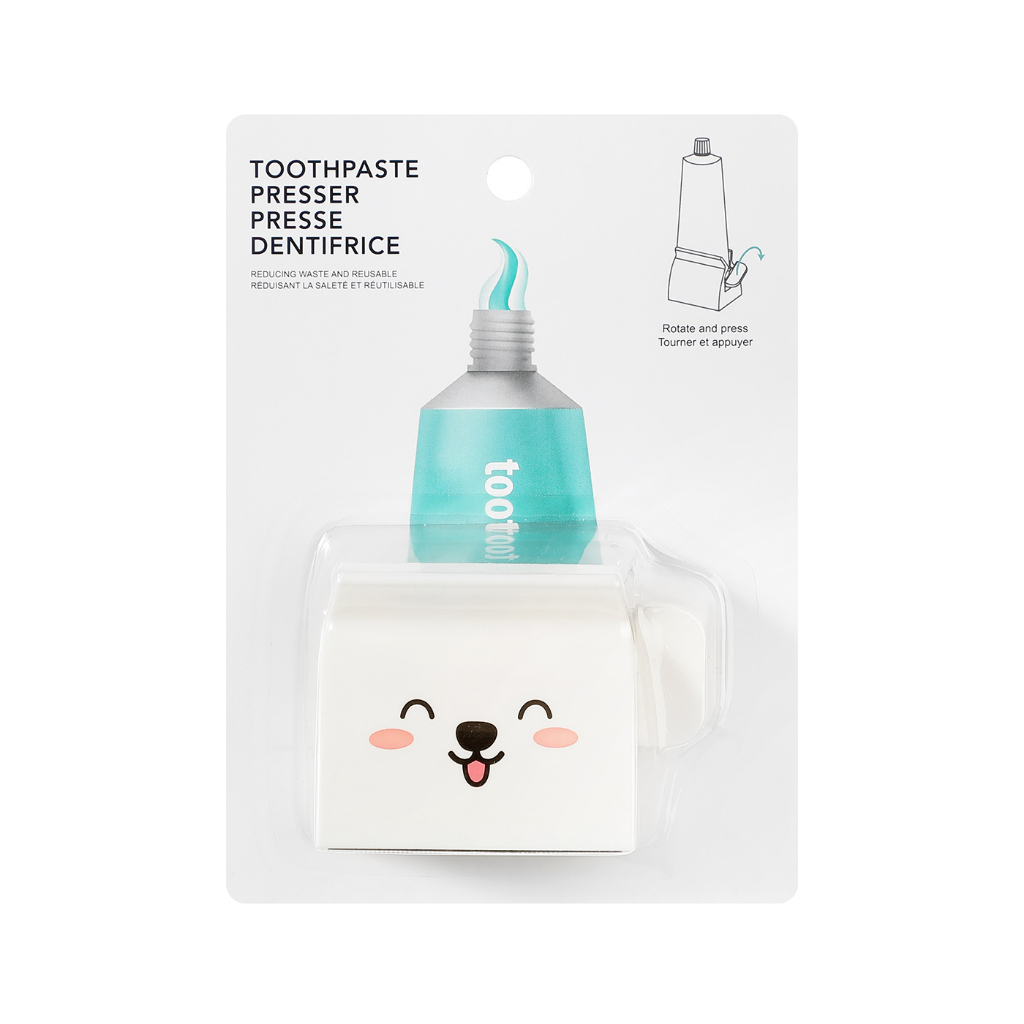 MINISO ที่บีบยาสีฟัน ที่รีดยาสีฟัน สีขาวมินิมอล Toothpaste Presser ...