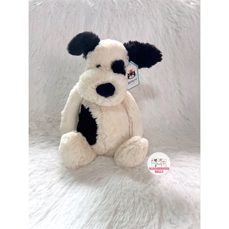 ตุ๊กตาหมาเจลลี่แคท Bashful Cream&Black Puppy Size 31 CM | Shopee Thailand