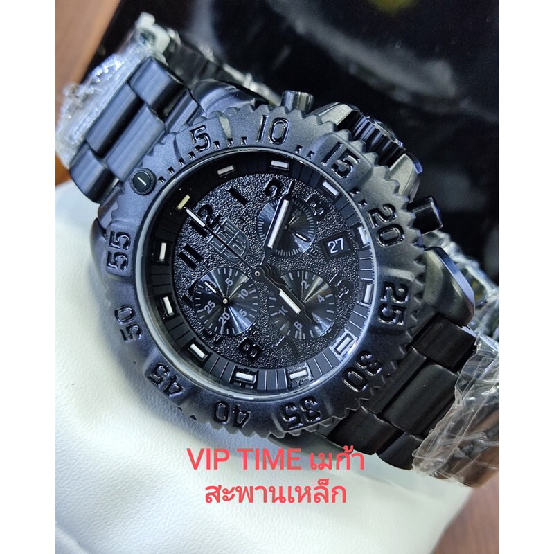 Luminox Herrenuhr Colormark Chronograph 3081.BO – Marineblau, 44 Mm, 200 M Wasserdicht, Mit Datum
