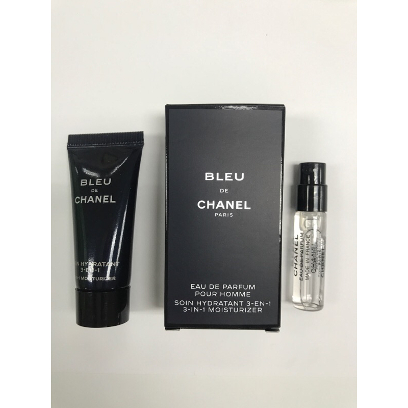 Chanel Bleu Eau De Parfum 1.5ml, 3 in 1 Moisture 5ml สินค้าขนาดทดลองจาก
