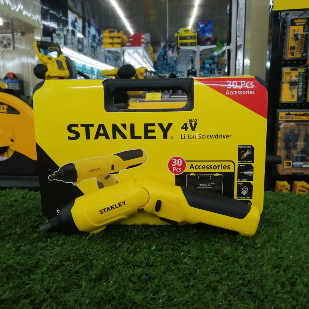 stanley-ชุดสว่านไขควงไร้สาย-รุ่น-scs4k-b1-กำลัง-4-0-v