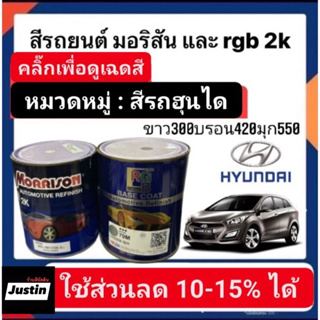 สีพ่นรถยนต์ มอริสันและอาจีบี 2K สีรถ HYUNDAI-2