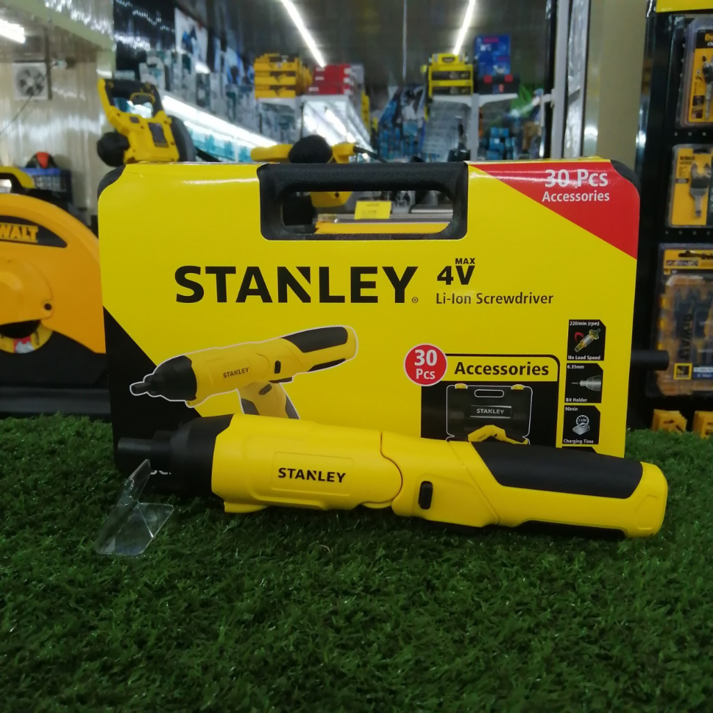 stanley-ชุดสว่านไขควงไร้สาย-รุ่น-scs4k-b1-กำลัง-4-0-v