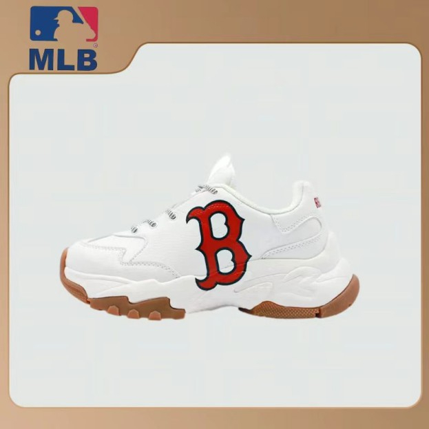 mlb-boston-red-sox-white-red-shoes-sneaker-รองเท้าผ้าใบ-ของแท้