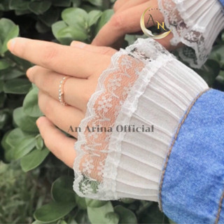 รวมปลอกแขนสีขาว💍🌹 ยาวเลยข้อศอก | Handsock