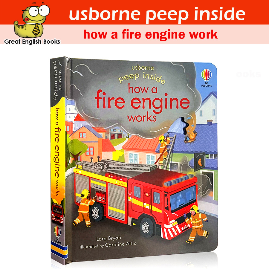 (ใช้โค้ดรับcoinคืน10%ได้) พร้อมส่ง บอร์ดบุ๊ค Usborne Peep Inside How A ...