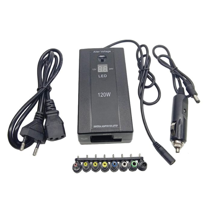 Universal Laptop Notebook AC/DC Adapter 12-24V 120W For Acer DELL ...