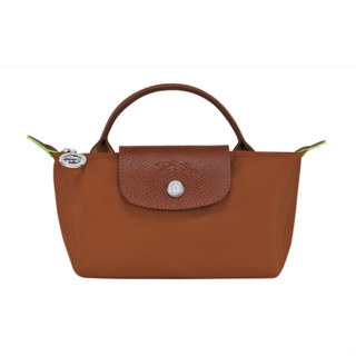 ✳️ กระเป๋าถือ Longchamp รุ่น Extra Small Le Pliage Pouch สีน้ำตาล (Cognac) ✳️