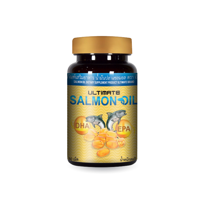 ultimate-ผลิตภัณฑ์อาหารเสริม-น้ำมันปลาแซลมอน-ตราอัลติเมท-6-ขวด