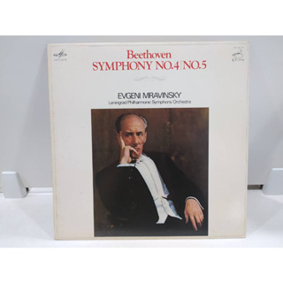 1LP Vinyl Records แผ่นเสียงไวนิล Beethoven SYMPHONY NO.4 NO.5   (E10D62)