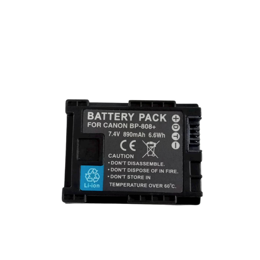 แบตเตอรี่และแท่นชาร์ต แคนนอน BP-808 BP-808 BP808 BP-808U สำหรับ Canon ...