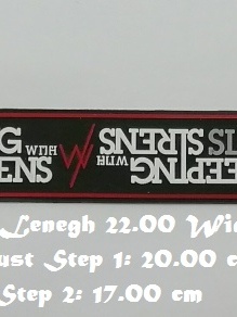 สร้อยข้อมือยาง Sleeping With Sirens กําไลยางซิลิโคน แฟชั่น วงดนตรี กันน้ำ  silicone rubber wristband bracelet