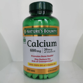Natures Bounty  Calcium 600 with Vitamin D3, 250 Tablets