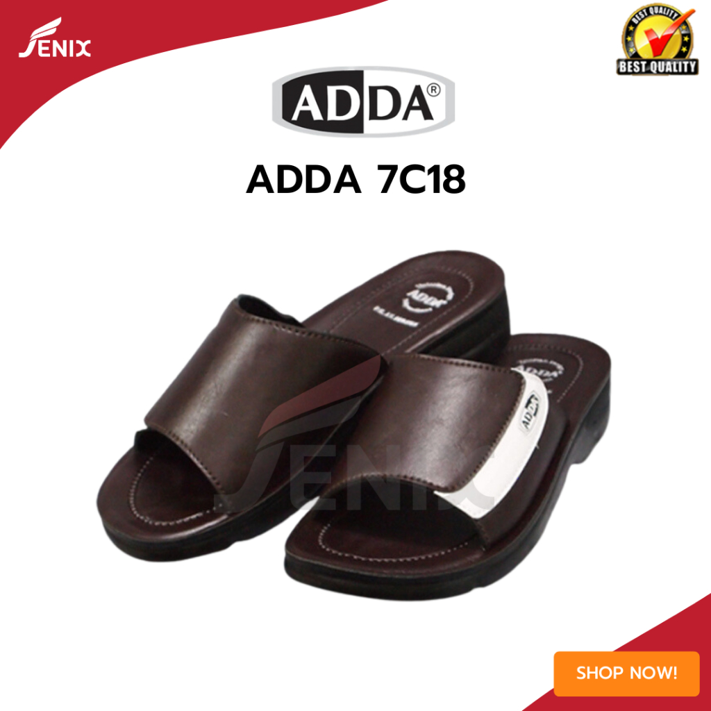 รองเท้า-adda-รองเท้าผู้ชาย-เเบบสวม-adda-รุ่น-7c18-รุ่นคลาสสิค