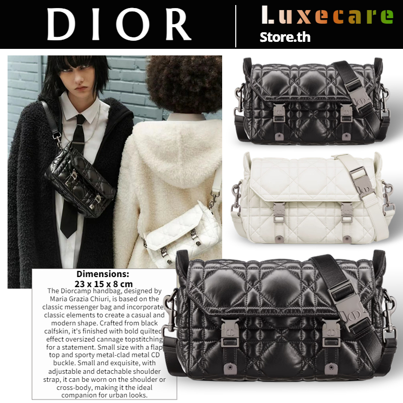 ดิออร์-dior-diorcamp-messenger-bag-สุภาพสตรี-กระเป๋าสะพายไหล่-กระเป๋าดิออร์-กระเป๋าคลัทช์