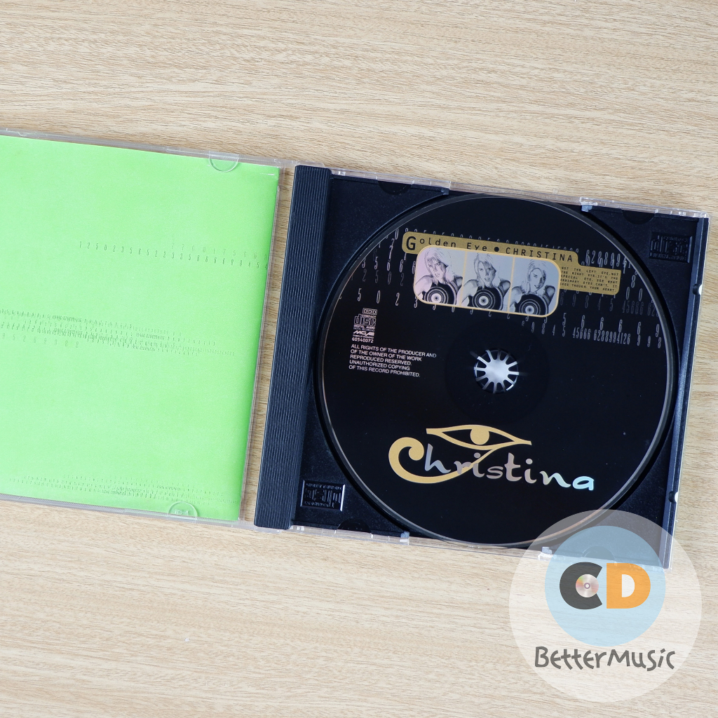cd-เพลง-คริสติน่า-อากีล่าร์-อัลบั้ม-golden-eye