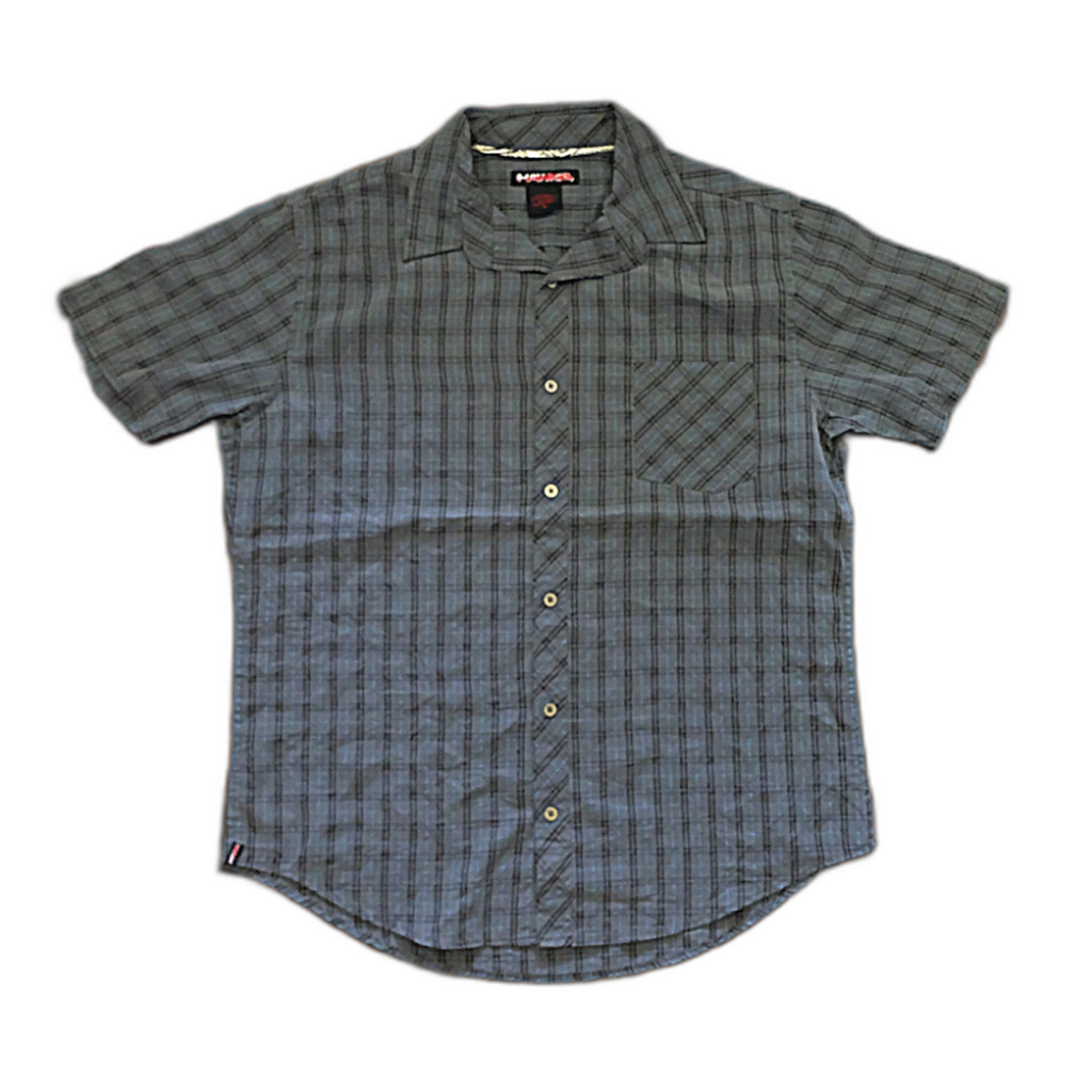 Hawk Clothing อก 23 นิ้ว ยาว 29 นิ้ว สีเทาดำ มือสอง ของแท้ Shopee