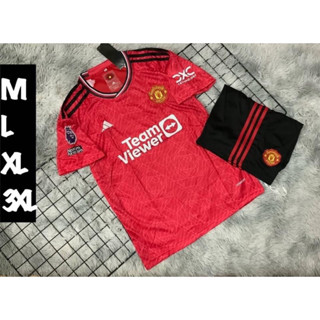 เสื้อกีฬาแขนสั้น ลายทีมชาติฟุตบอล MaUn away 23-24