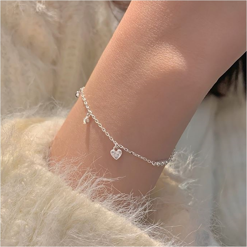 s925-lovely-bracelet-สร้อยข้อมือเงินแท้-หัวใจเปี่ยมรัก-ใส่สบาย-เป็นมิตรกับผิว