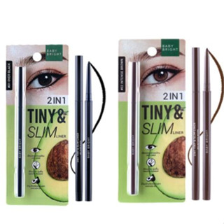 Baby Bright 2in1 tiny & slim liner. เบบี้ไบร์ ทู อิน วัน ไทนี่ แอนด์ สลิม ไลน์เนอร์ อายไลน์เนอร์และอินไลน์เนอร์