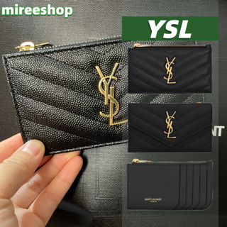 🍒Yves Saint Laurent/YSL Cassandre Matelassé Fragments Zipped Card Case