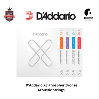 สายกีตาร์โปร่ง DAddario XS Phosphor Bronze  Acoustic Guitar Strings