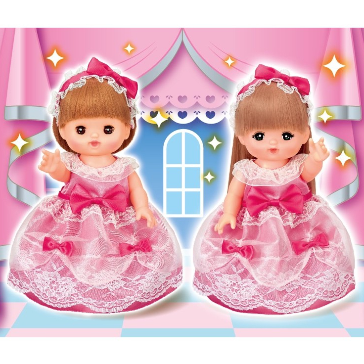เมลจัง-mell-chan-ชุดเมลจัง-ชุดเจ้าหญิง-สีชมพู-pink-princess-dress-ลิขสิทธิ์แท้-พร้อมส่ง-ชุดตุ๊กตา-mellchan-ตุ๊กตาเมลจัง-ของเล่นญี่ปุ่น-ของเล่นเด็ก-ตุ๊กตาเด็ก-เลี้ยงน้อง-ป้อนนม-baby-toy