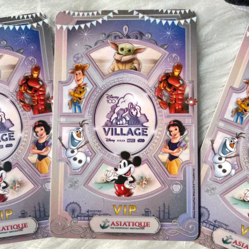 บัตรดิสนีย์-100-vip-disney-100-villageเอเชียทีค-เข้าได้ทุกโซน