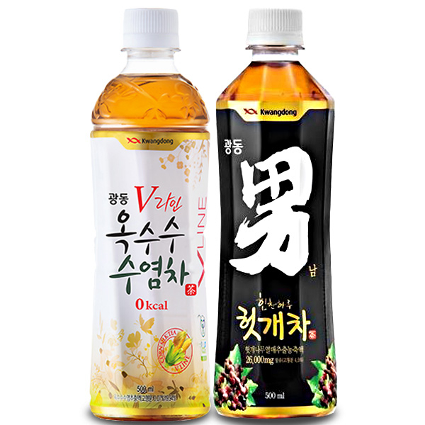 พร้อมส่ง-น้ำชาข้าวโพดลดบวมจากโซเดียม-อร่อย-หวานหอม-kwangdong-cornsilk-tea-ขนาด-340ml