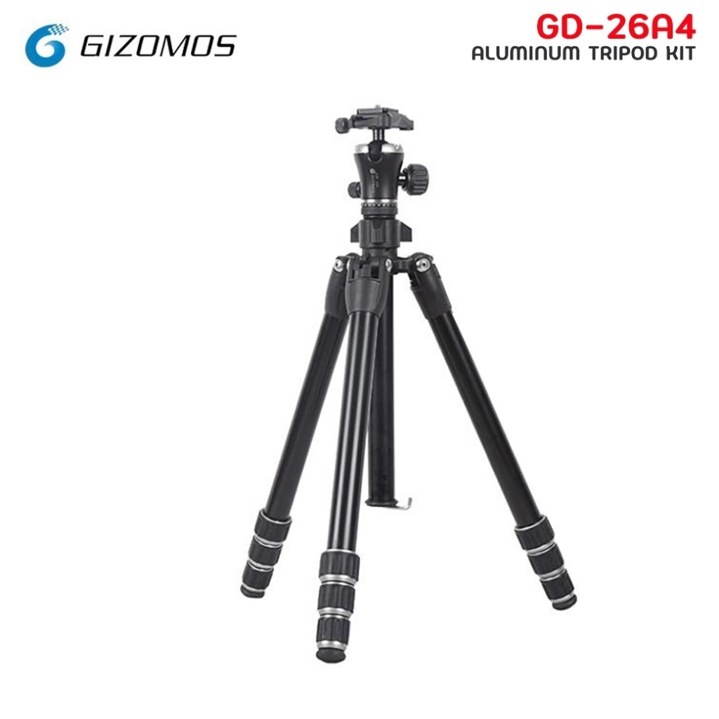 gizomos-gp-26a4-aluminum-tripod-kit-ขาตั้งกล้อง