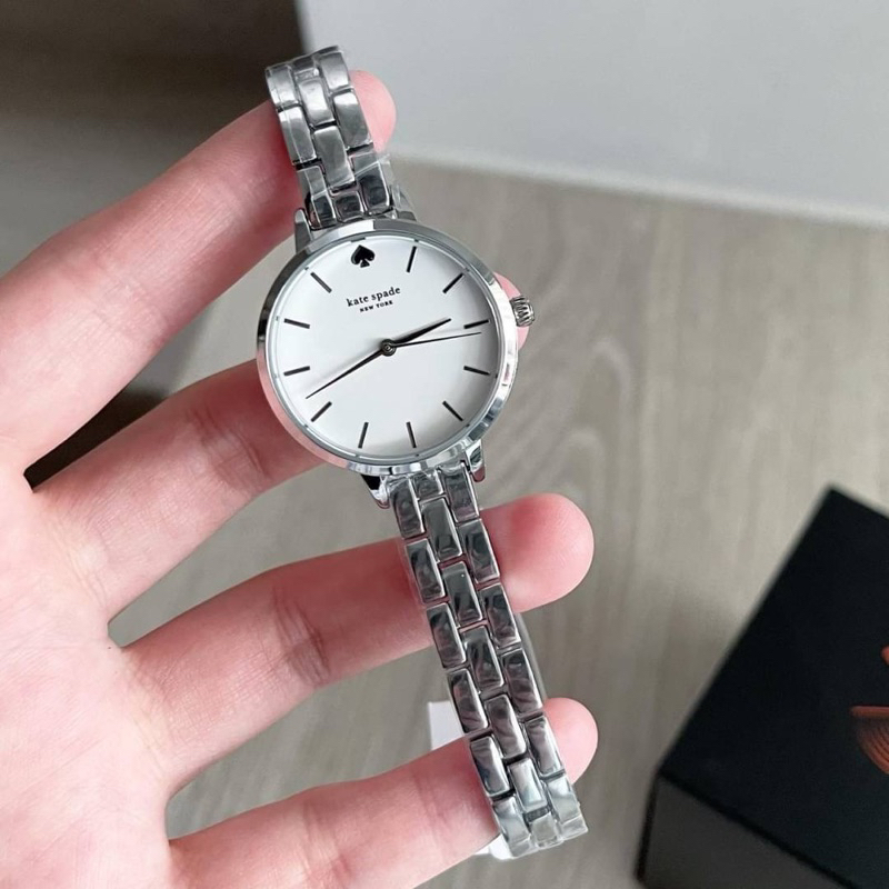 ผ่อน0-นาฬิกา-kate-spade-metro-slim-watch-ksw9001-หน้าปัดกลม-30mm