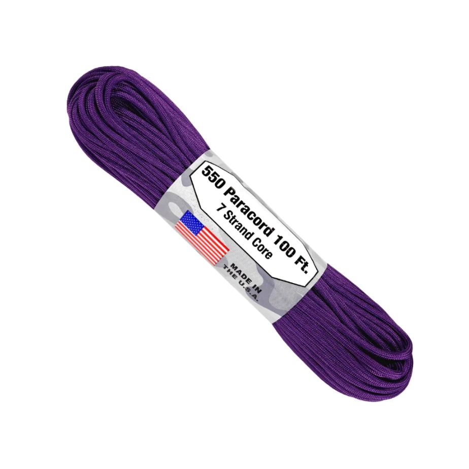 parachute-cord-purple-100-ft