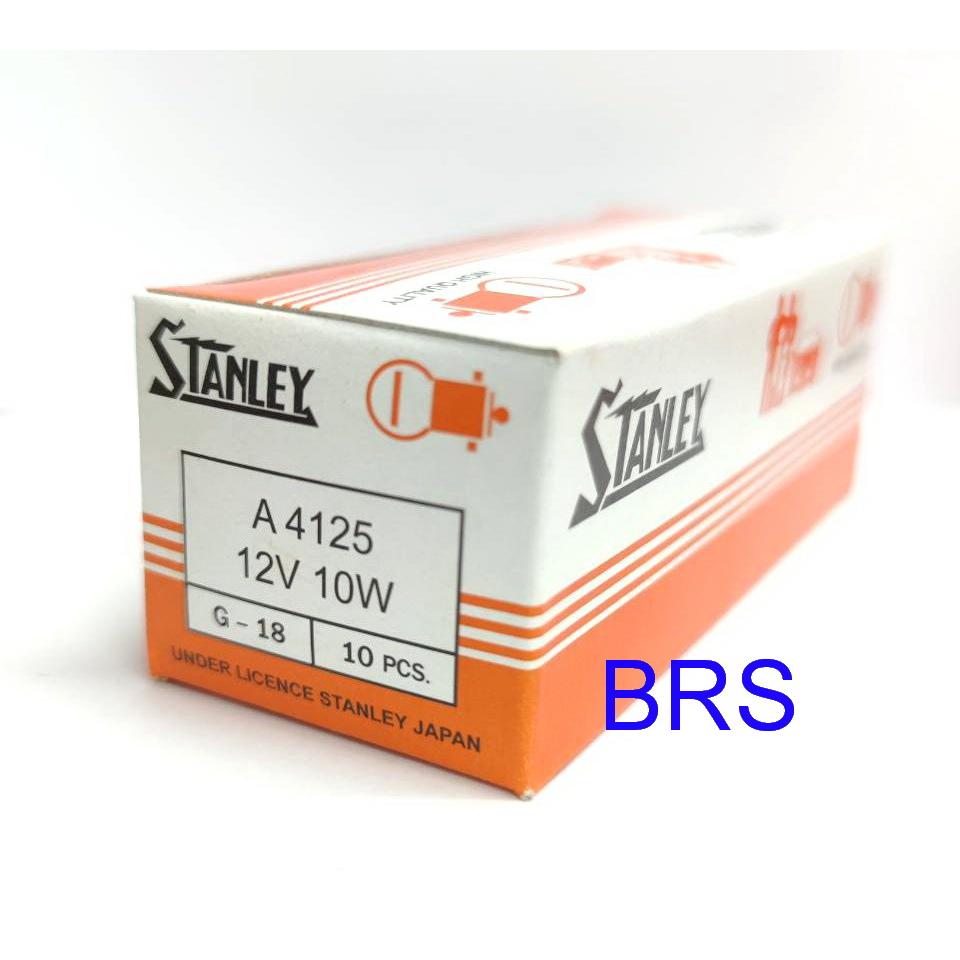 หลอดไฟ-stanley-67-1จุด12v-10w-4125-made-in-japan-หลอดไฟสัญญาณ-สแตนเลย์