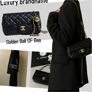 Chanel Golden Ball CF Lambskin Messenger Bag