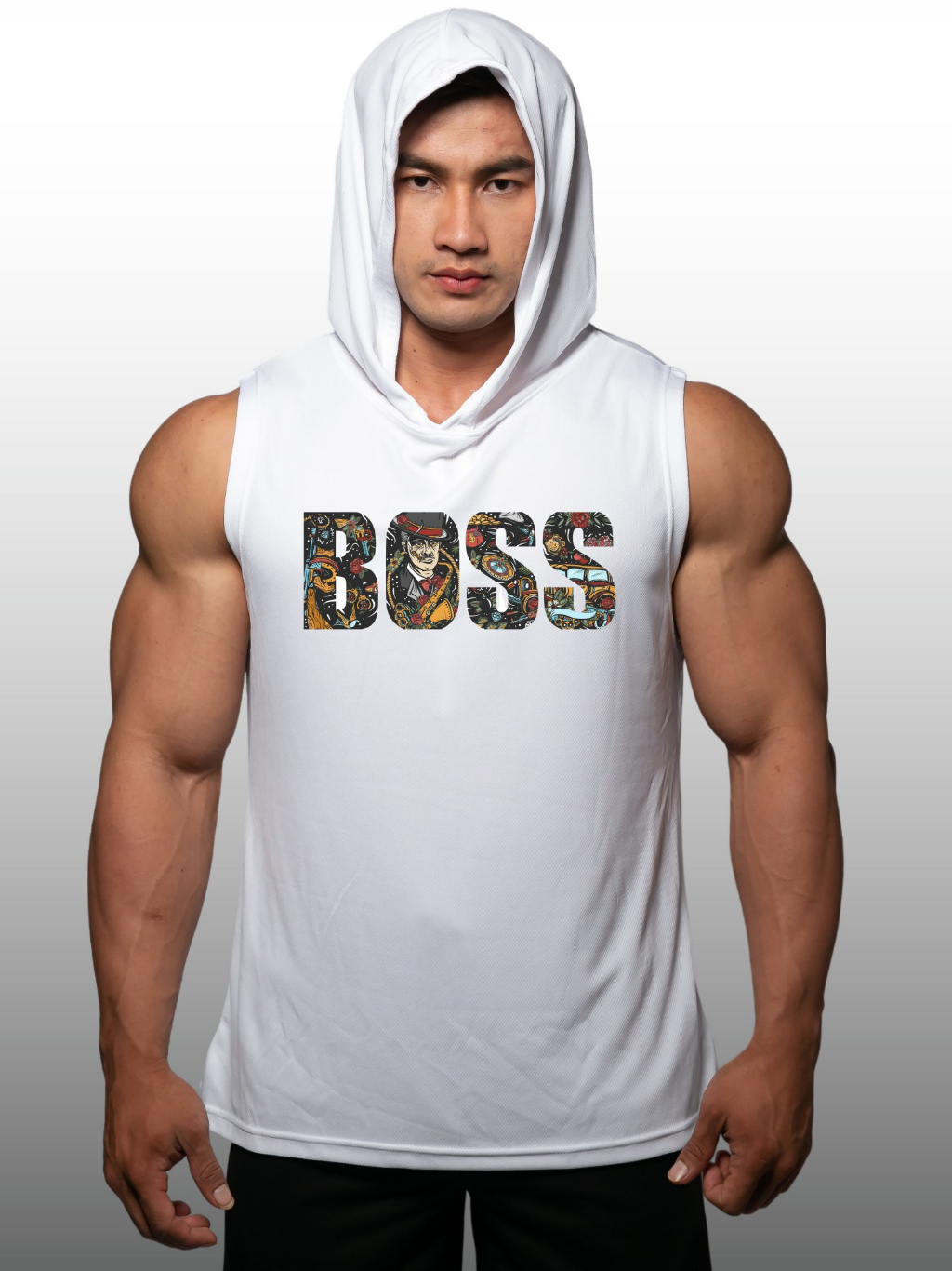 boss-เสื้อฮู้ดแขนกุด-sleeveless-hoodies