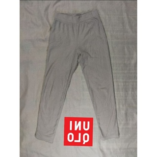 กางเกงเทรนนิ่งขายาว (UNIQLO Brand_2nd)​ ตัวกางเกงทำจากวัสดุ​ Polyester 💯% (Made in China 🇨🇳​) แท้มือสองกระสอบนำเข้าi