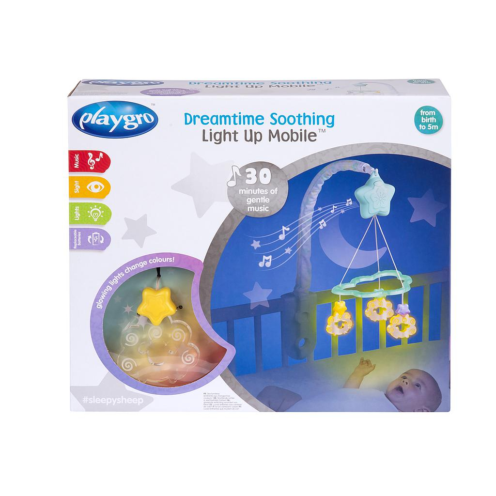 [ใช้โค้ดคู่ลดเพิ่ม] Playgro Dreamtime Light Up Mobile โมบาย Shopee