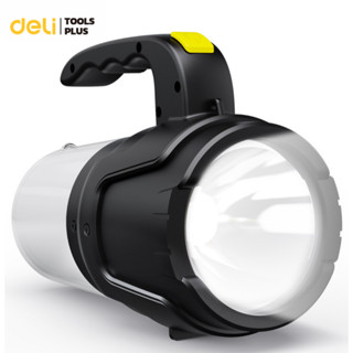 Deli ไฟฉาย ไฟฉายแรงสูง ไฟฉาย led 3600mAH ไฟฉายพกพา ไฟแคมป์ปิ้ง ไฟฉายส่องสว่าง Portable lamp