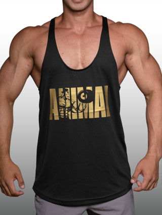 ANIMAL เสื้อกล้ามเพาะกายทรงคลาสสิค Bodybuilding Dry Fit Gym Tank Top