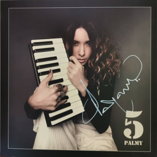 แผ่นเสียง LP Palmy อัลบั้ม Palmy 5 ( รันนัมเบอร์ xxx/400 ) + ลายเซ็น หายาก